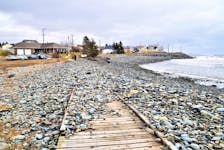 The force of nature is on true display in Eastern Passage, N.S. Warren Hoeg captured many rocks that were thrown up onto the McCormacks Beach Boardwalk during high tide in Monday night’s storm. Storm surge isn’t uncommon in the area with rocks sometimes landing on the roadway. But this photo is a great reminder of how powerful the ocean is. Thanks for sharing, Warren.