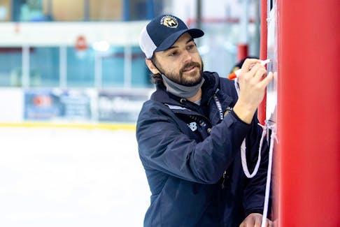 Compared to other pro hockey teams, the Newfoundland Growlers have an enviable record in avoiding COVID-19. As the Growlers leave for a seven-game, 11-day road trip to the U.S. midwest, head coach Eric Wellwood says the team will look to maintain that status by following established protocol that the players have "been following to a tee." — File photo/Newfoundland Growlers/Jeff Parsons