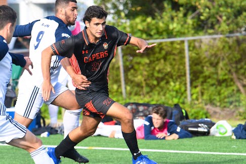 Cape Breton Capers defender Jose Cunha was taken first overall by Atlético Ottawa in the CPL-U Sports draft on Thursday. - VAUGHN MERCHANT / CBU ATHLETICS