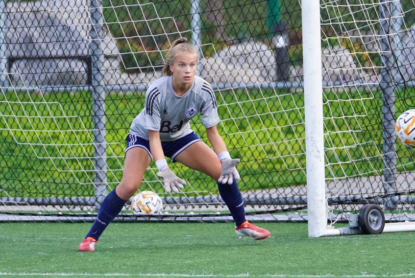 Sierra Gallant, a 14-year-old keeper with Suburban FC, will join the Vancouver Whitecaps’ Girls Elite Regional EXCEL Centre (REX) at the end of this month in Burnaby, B.C. - SOCCER NOVA SCOTIA