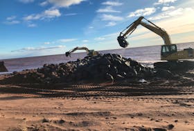 In an effort to protect Ceder Dunes Provincial Park from erosion the province is installing six breakwaters along the popular tourist area's section of West Point shore. The work is expected to continue until March.
