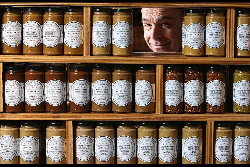  Jeremy Kessler, owner of Kozlik’s Canadian Mustard, in 2010.