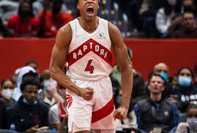 Toronto Raptors Scottie Barnes had a career high night against the Washington Wizards. Getty Images