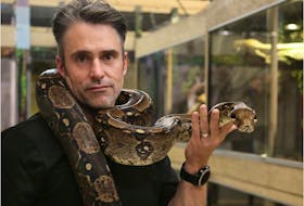  Paul 'Little Ray' Goulet of Little Ray's Reptiles, photographed in 2020.
