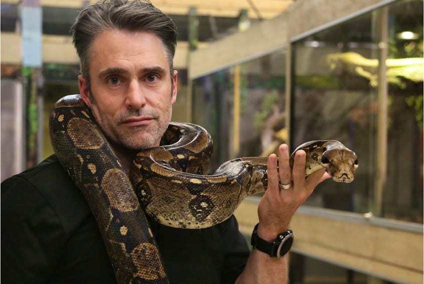  Paul 'Little Ray' Goulet of Little Ray's Reptiles, photographed in 2020.