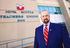 Paul Wozney, president of the Nova Scotia Teachers Union: "For any school leader or principal to suggest that teachers cannot or should not send things home to students, that is inaccurate." FILE
