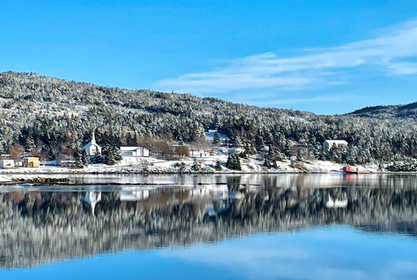 It was the calm before the snow in parts of eastern Newfoundland on Saturday, and Ron McCarthy captured this tranquil scene in Bellevue, N.L. before it arrived. The still waters allowed for the perfect reflection of the church and school onto the water. Parts of the Avalon received over 15 cm of snow with more unsettled weather on the way. Thank you for this serene snapshot, Ron.