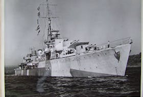 A sailor who served on a Canadian warship during the Korean War, most likely HMCS Huron (pictured here), has won full compensation for a "forced circumcision" he endured at the hands of military doctors.