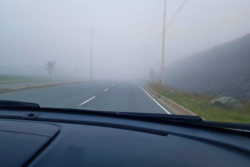 Fog on a Saturday morning in October. CONTRIBUTED/Sharon Fitzsimmons