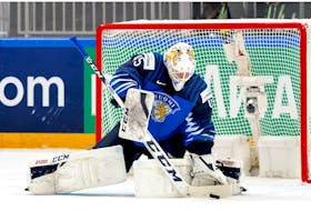 Finnish goaltender Jussi Olkinoura will represent his country at the Olympic Games in Beijing next month. While he played for the IceCaps in parts of three seasons, he only suited up for 11 total games. IIHF photo 