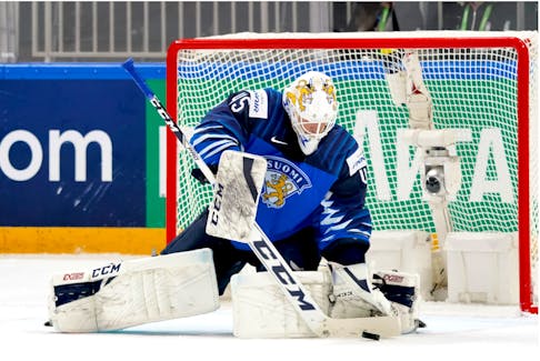 Finnish goaltender Jussi Olkinoura will represent his country at the Olympic Games in Beijing next month. While he played for the IceCaps in parts of three seasons, he only suited up for 11 total games. IIHF photo 