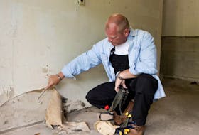 Mike Holmes on location in a basement: Water stains, puddles, condensation and, in extreme cases, a wall that feels squishy when touched are all warning signs that you could have moisture issues. 