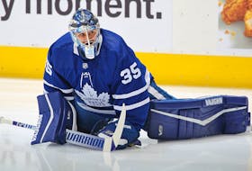 Petr Mrazek of the Toronto Maple Leafs will get the starting nod in goal Saturday in Detroit and next Tuesday in New Jersey.