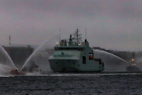 FOR NEWS STORY:
HMCS Harry deWolf arrives in Halifax on Dec. 16 after its inaugural deployment in the Northwest Passage and circumnavigating North America. Looking ahead to 2022 and beyond, On Target columnist Scott Taylor says Canadian military assets like its new patrol vessels will see increasing use in tackling domestic emergencies.