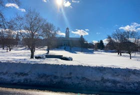 The sun was shining over Acadia University Monday, but things were gloomy on the labour front as the university and its faculty union moved toward a midnight strike deadline without major progress in negotiations.