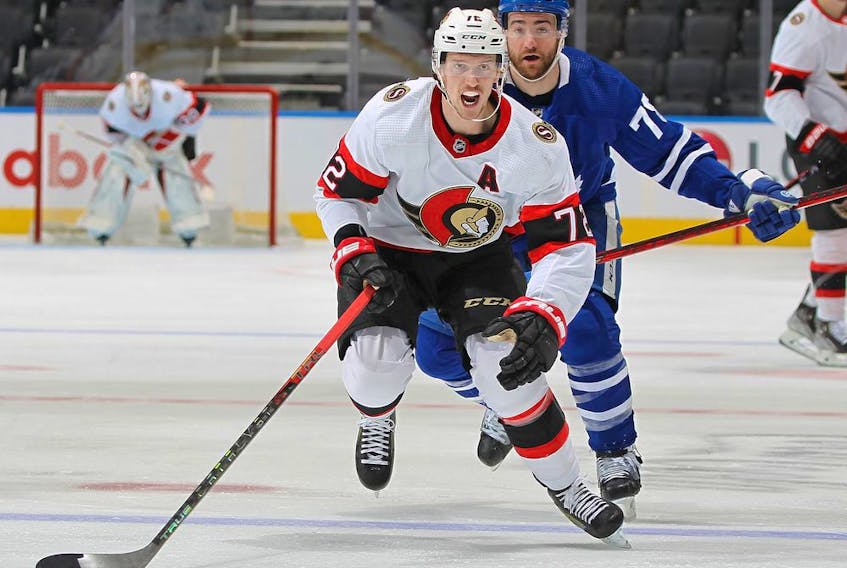 The Ottawa Senators, with several players on the COVID-19 protocol list, couldn't put up much of a fight against the Toronto Maple Leafs on Saturday, and following that game Thomas Chabot also went into protocol.