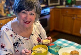 “My Irish potato soup recipe is simple and easy to make and goes well with a nice warm biscuit and makes for a great lunch option," says Mary Janet MacDonald, a home cook from Port Hood, Cape Breton, who recently released her first cookbook.
