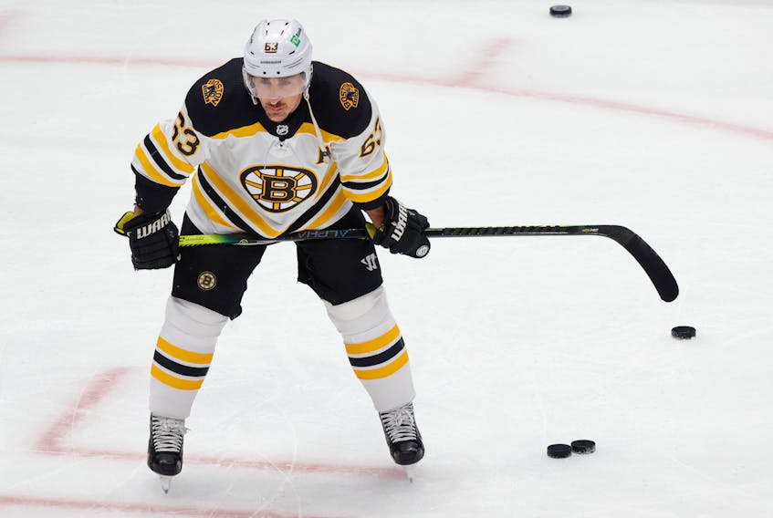 Brad Marchand of Nova Scotia is among those questioning the NHL's decision to withdraw from the Beijing Winter Olympics over COVID-19 concerns. 
