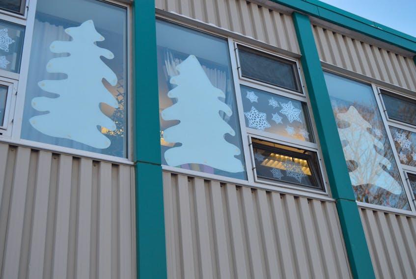 Before students at St. Jean Elementary School in Charlottetown left for the Christmas break, they decorated each of the classroom windows.