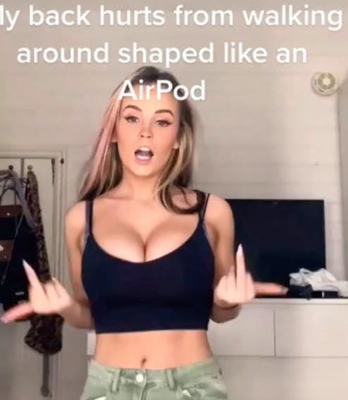 847px x 568px - Small waist and large bust? TikTok says you have the 'AirPod shape' |  SaltWire
