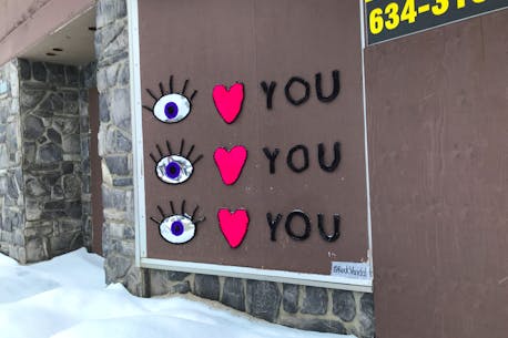 Newfoundland street artist hopes latest yarn-bomb project using mirrors and crochet will have people looking inward and improving their mental health