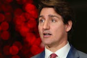  Prime Minister Justin Trudeau speaks during a news conference in Ottawa on, Dec. 15.