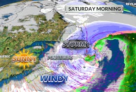 The first nor’easter of 2022 will exit Atlantic Canada Saturday - WSI