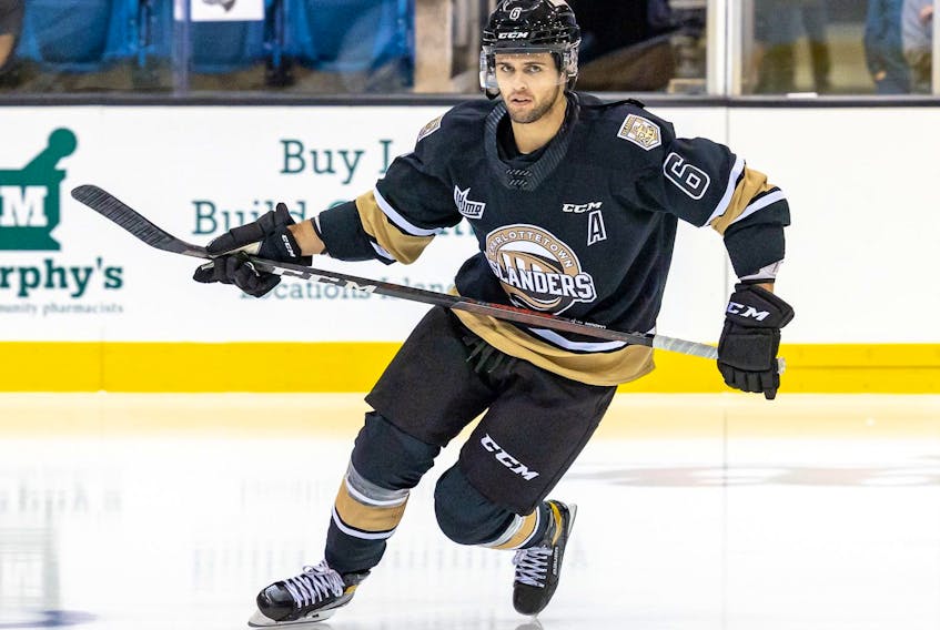 Halifax's Noah Laaouan is a key member of the Charlottetown Islanders defence. - QMJHL