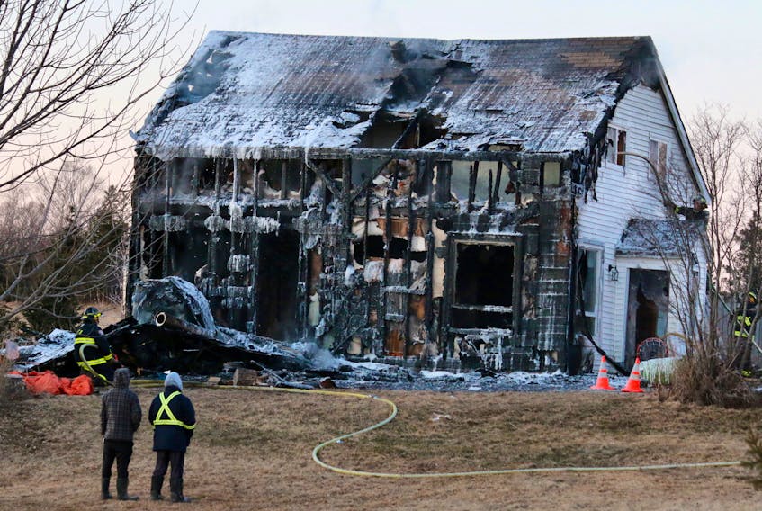 A man awoke from a nap only to find his home, located in the 6200 block of Highway 215, had caught fire. He escaped through the living room window. The home was still standing around 8 p.m. March 16, 2021 as firefighters worked to douse hotspots, but it was considered a write-off.
Carole Morris-Underhill
