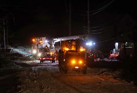 Nova Scotia Power crews worked around the clock to restore power to many Nova Scotians on Jan. 7 and 8. 
Adrian Johnstone