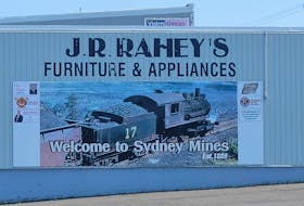 The new welcome to Sydney Mines sign is being well received by residents and visitors to the town. CONTRIBUTED