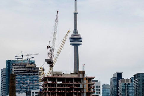 Toronto's softening real market and rising interest rates has dampened demand in the pre-construction condo market. 
