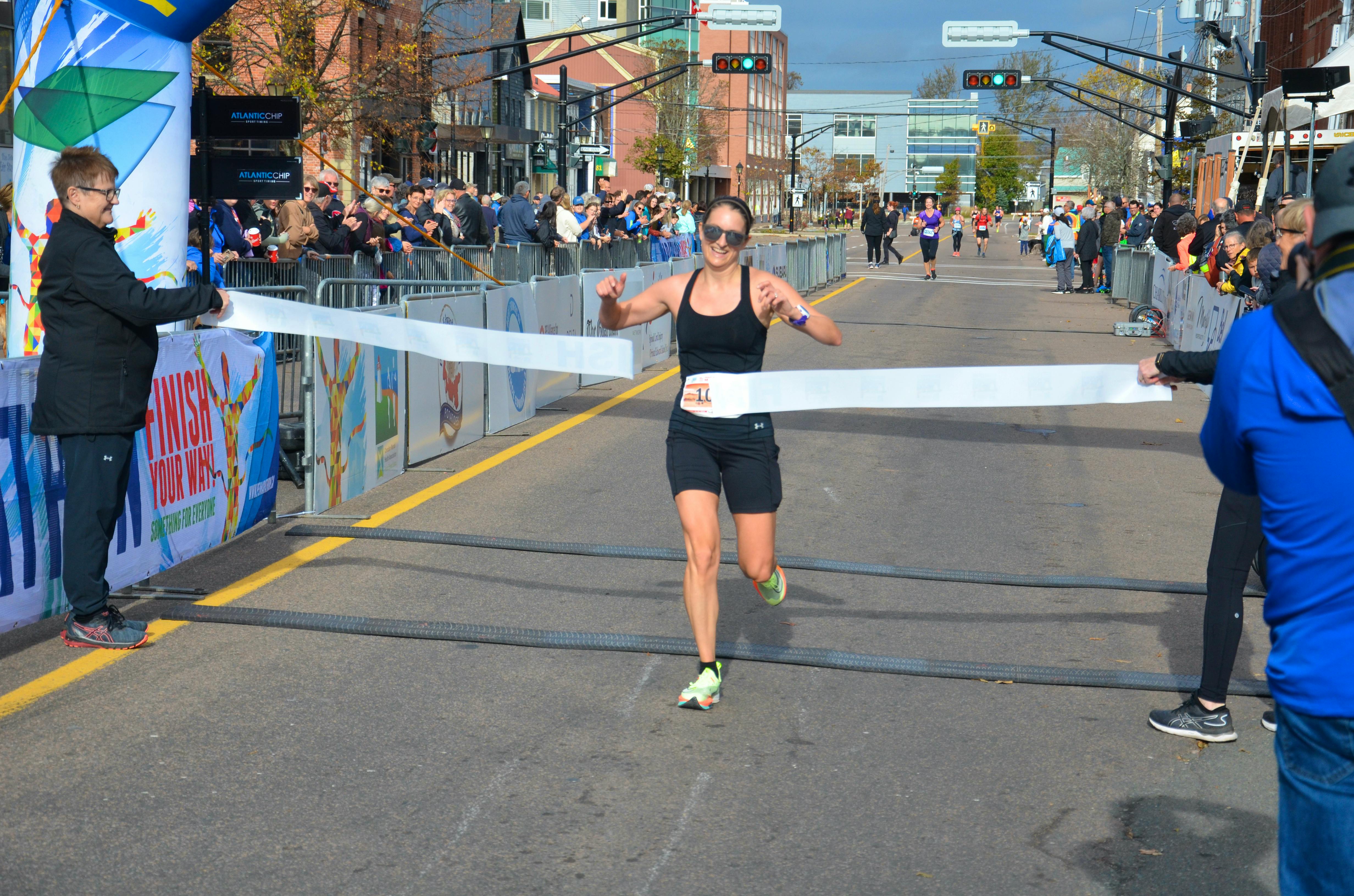 Charlottetown's Sandra Cottreau completes a P.E.I. hat trick with victory  in P.E.I. Marathon