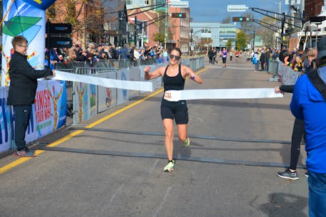 Charlottetown’s Sandra Cottreau completes a P.E.I. hat trick with victory in P.E.I. Marathon