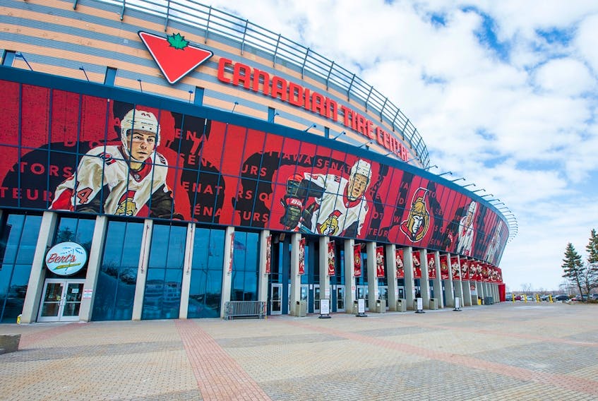 Get to the Canadian Tire Centre early. The Senators' home opener against the Boston Bruins is sold-out. This will be the largest crowd at the Canadian Tire Centre in the last five years.