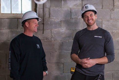 Basements are inherently prone to flooding so protect it and know what to do if it does flood. Mike and Mike Holmes Jr. working in an unfinished basement from Holmes and Holmes. 