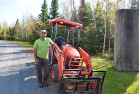 Jeremy Leclair, co-owner of Urban Roots, has been busy dealing with downed or damaged trees since Fiona swept through Pictou County.