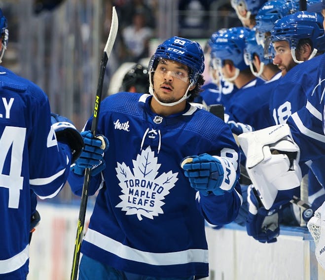 Maple Leafs giving Nick Robertson a top-six look | SaltWire