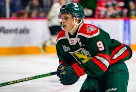 Swiss winger Attilio Biasca is off to a strong start in his third season with the Halifax Mooseheads.