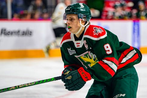 Swiss winger Attilio Biasca is off to a strong start in his third season with the Halifax Mooseheads.