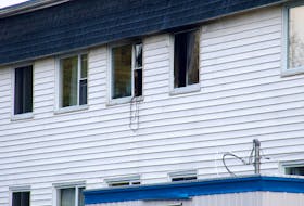 Firefighters responded to a fire on Sunday night at this apartment building on Herring Cove Rd. seen here on Monday, Oct. 23, 2022. Ryan Taplin - The Chronicle Herald