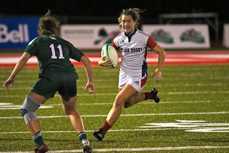 Super sophomore Matsukubo and the Acadia Axewomen host the UPEI Panthers in AUS women's rugby final
