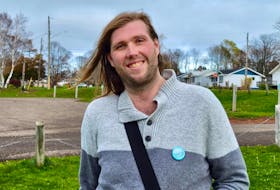 Daniel Cousins, a candidate for Ward 5 in Charlottetown, says they are a no-nonsense, “facts person” whose history of activism and leadership would translate well to municipal politics. Cousins is one of two queer candidates in the race. - Logan MacLean • The Guardian