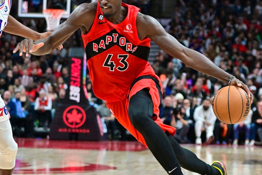 Toronto Raptors forward Pascal Siakam (43) has thrived so far this season.