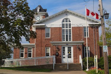 Town hall in Annapolis Royal is located St. George Street.