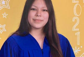 Chailo Jadis is pictured in this 2021 graduation photo from Morell Consolidated School. The 15-year-old teenager was killed in an accident in Alexandra on Oct. 2. Contributed