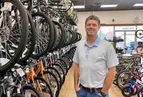 Brett Doyle, owner of Outer Limits Sports in Charlottetown, says the province's bicycle and e-bicycle rebates have increased interest in biking and active transportation. However, he says getting reimbursed from the province is often drawn out and tedious. Cody McEachern • The Guardian