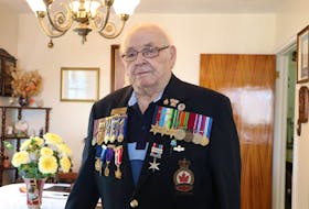 Second World War veteran Bill Saunders of St. John's died last week at the age of 101.