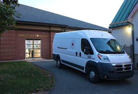 The Canadian Red Cross set up an emergency shelter at the Truro Fire Hall.