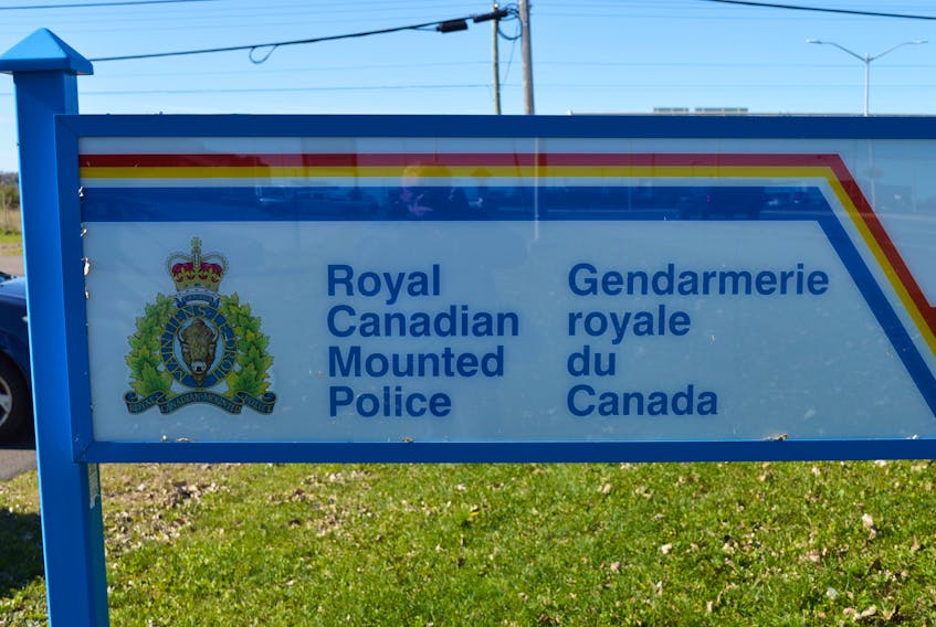 RCMP logo taken at Maypoint detachment, Oct. 4, 2022. Dave Stewart • The Guardian